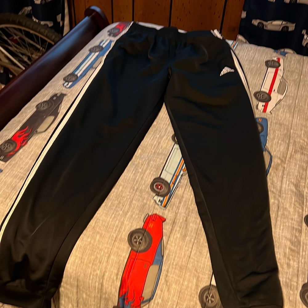 Satin track pants